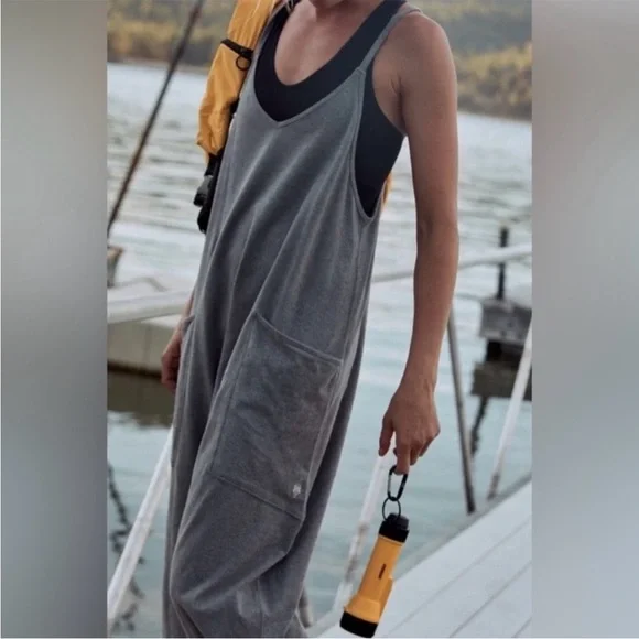 Free People FP Movement Hot Shot Onesie Harem Style Romper Jumpsuit - Picture 3 of 4